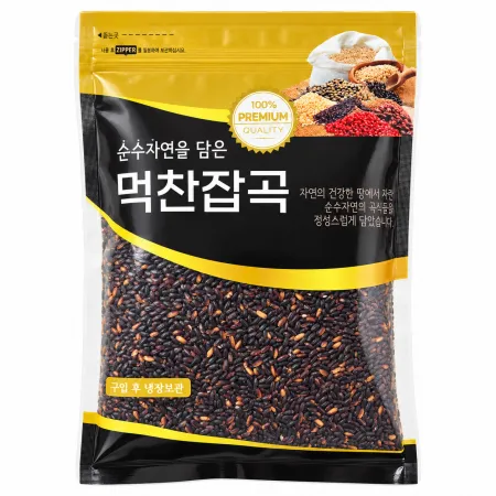 국산 햅찰흑미 4kg(1kg x 4개) 2026년산