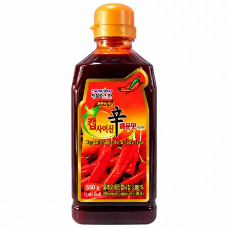 청우식품 더진한 캡사이신 매운맛 액상 550g