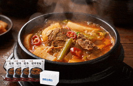 농우 바르담 얼큰한우국밥 600g x 5개 이미지