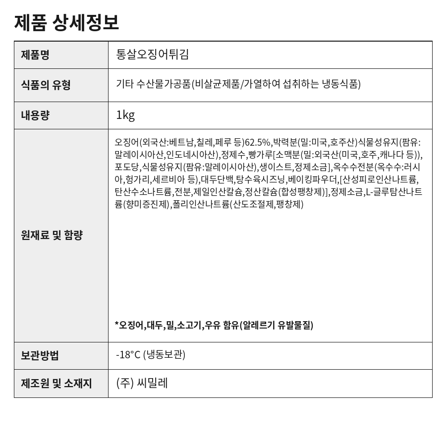 상품정보제공고시