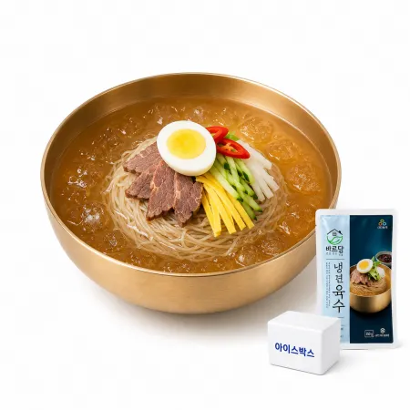농우 바르담 냉면육수 350g x 10팩 이미지