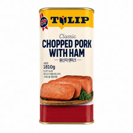 튤립햄 촙트포크햄 1.81kg 업소용 부대찌개햄