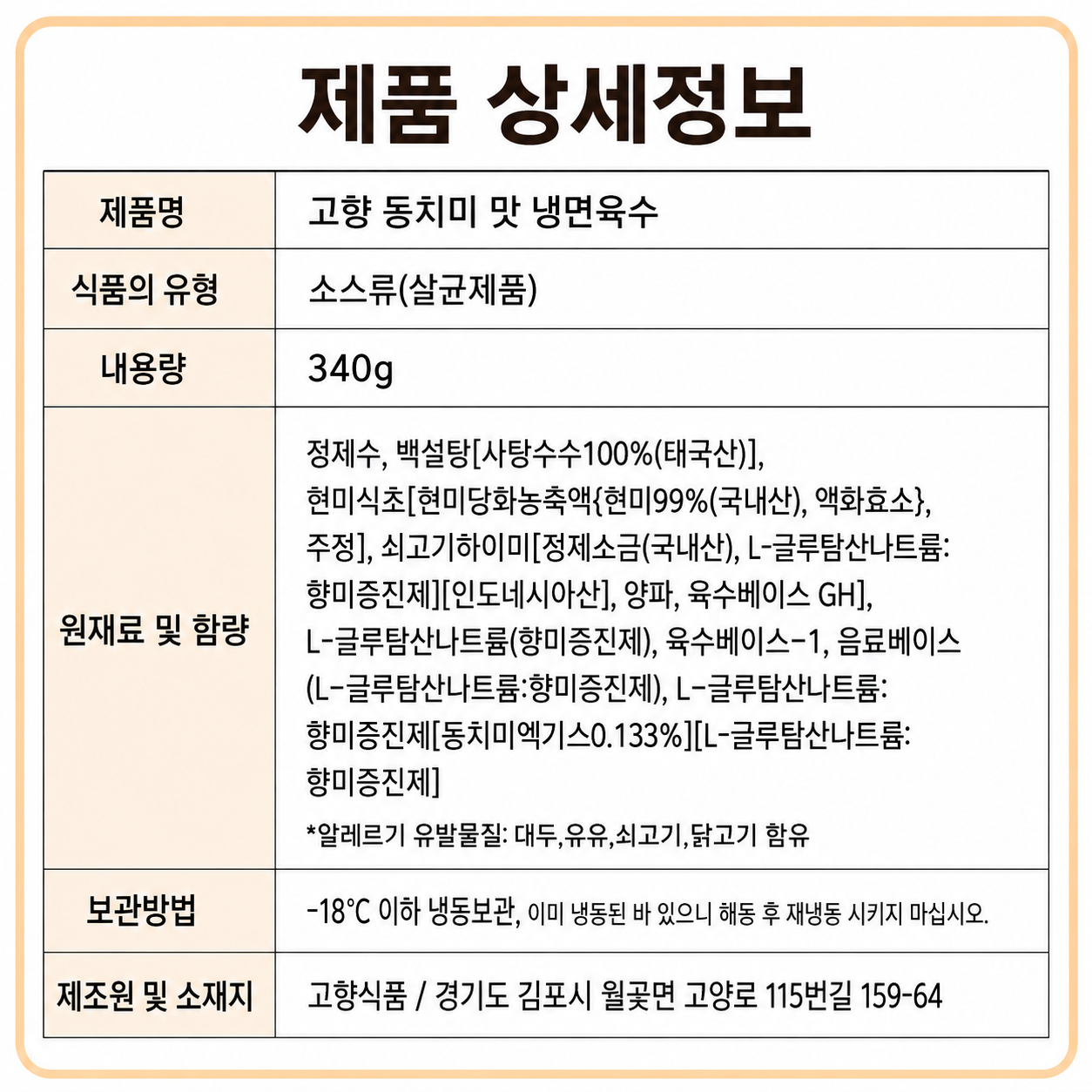 상품정보제공고시