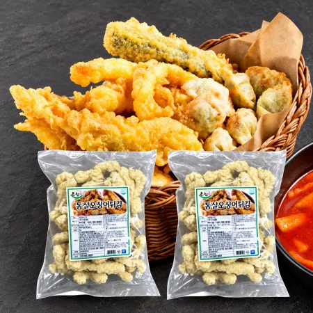 씨밀레 드림애 통살오징어튀김 1kg + 1kg 세트