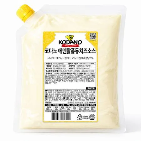 코다노 에멘탈퐁듀치즈소스 1KG