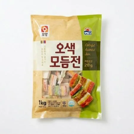 사조오양 오색모듬전(20g) 1kg