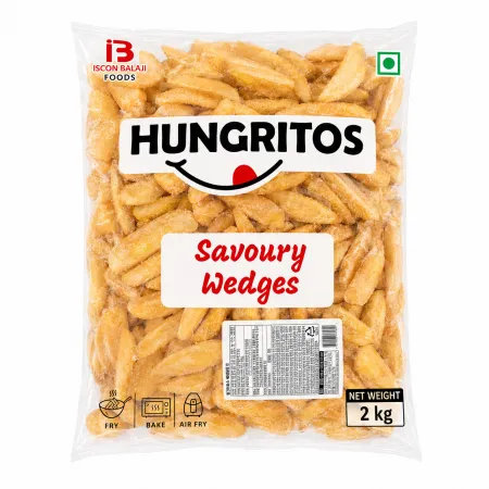 헝그리토스 세이보리웻지 2kg 냉동감자 감자튀김