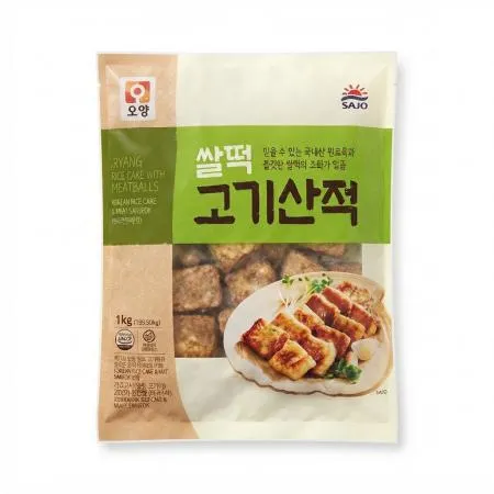 사조오양 쌀떡고기산적 1kg