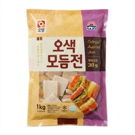 사조오양 오색모듬전(30g) 1kg