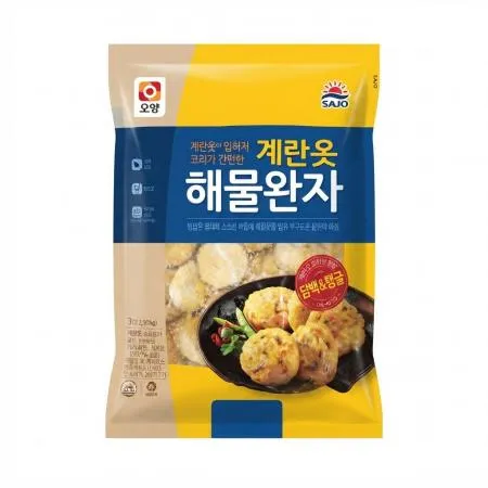 사조오양 계란옷 해물완자 1kg 명절 모듬 전