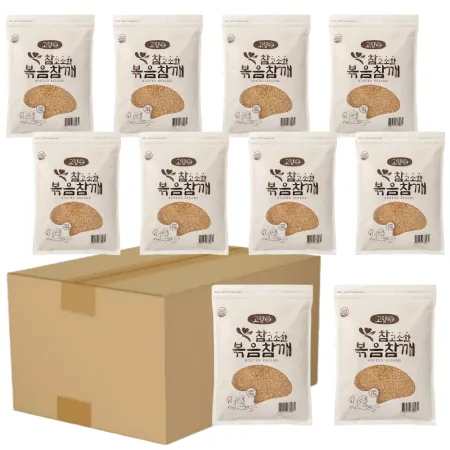 참고소한 볶음참깨 1kg X 10봉 1박스