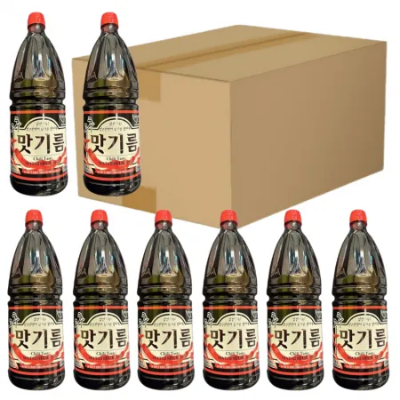 미담채 고추맛기름 1.8kg X 8통 1박스