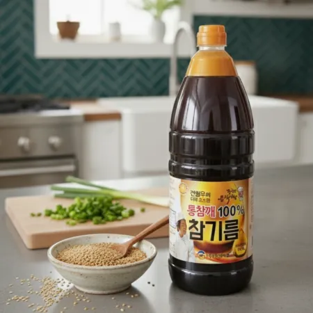 통참깨 100% 참기름 1.8L X 8통 한박스 전철우 이미지
