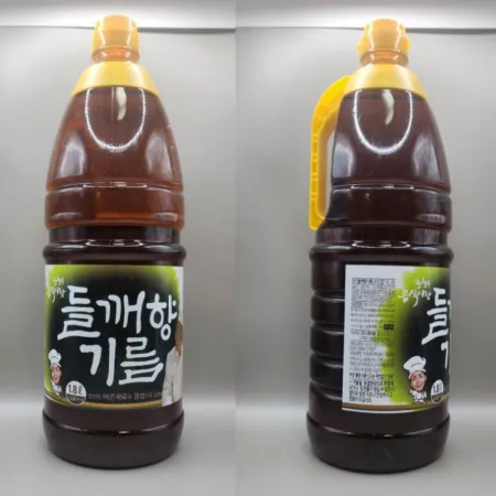 전철우 들깨향기름 1.8L X 8통 한박스 들기름향미유 이미지