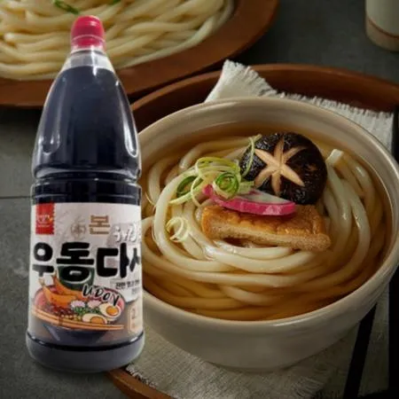 미담채 본 우동다시 2.1kg X 8통 한박스 우동소스 이미지