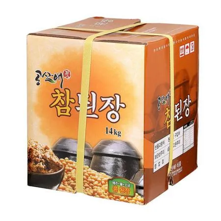 뚝배기 참된장 14kg 최상급 한식 메주된장 공산애