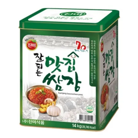 진미 쌈장 14kg 캔 잘되는 맛집  이미지