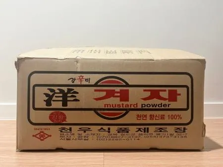 천우 강신미 양겨자 200g 50개 1박스