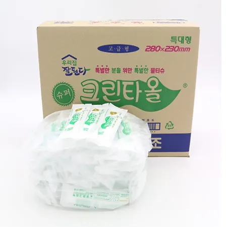 400매 유한 크린 업소용 물티슈/물수건