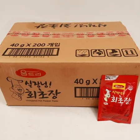 움트리 실장님 회초장 40g X 200개 1박스