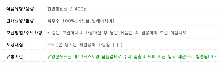 상품정보제공고시
