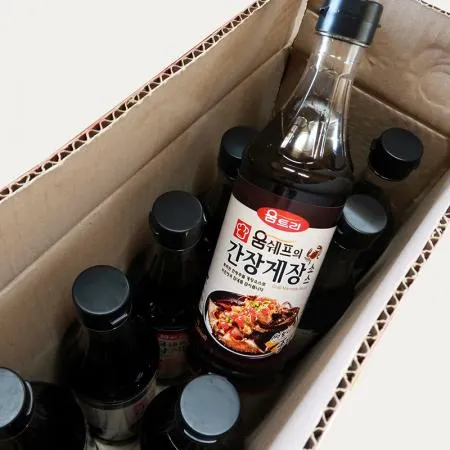 움트리 간장게장 소스 1kg 10개입 1박스 이미지