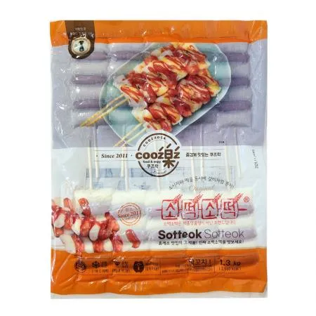 쿠즈락 소떡소떡 1.3kg (130g X 10개)