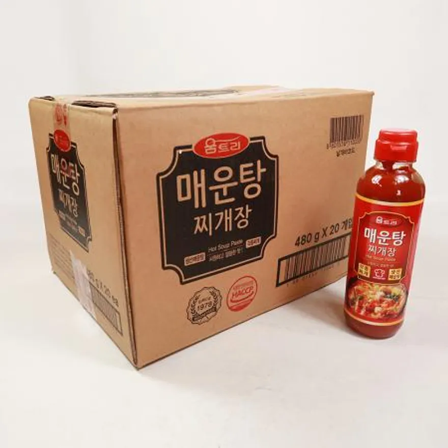 움트리 매운탕 찌개장 480g 20개입 1박스 이미지