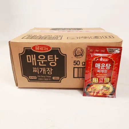 움트리 매운탕 찌개장 50g 100개입 1박스