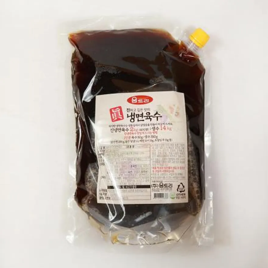 움트리 진 냉면육수 2kg 6개입 1박스 이미지