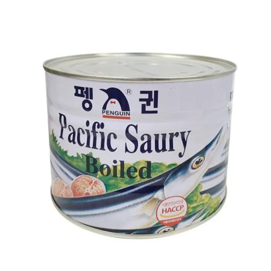 펭귄 꽁치 덕용 1.8kg 업소용 통조림 이미지