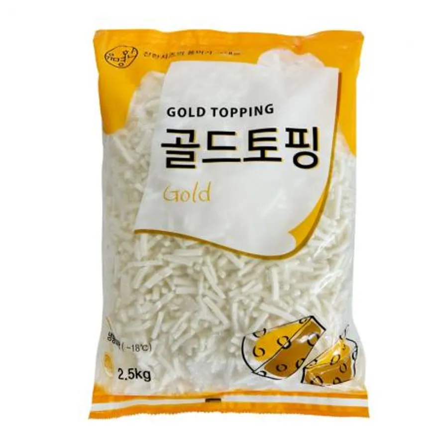 유명한 슈레드 모짜렐라 피자치즈 (골드토핑) 2.5kg 이미지