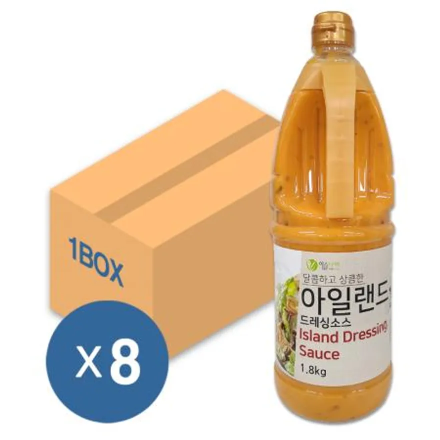 이슬나라 아일랜드 드레싱 소스 1.8kg 8개입 1박스 이미지