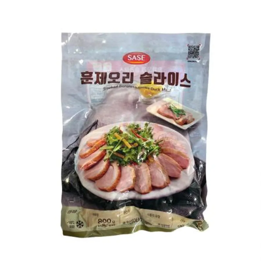 사세 훈제오리 슬라이스 800g 이미지