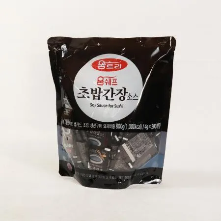 움트리 초밥 간장 소스 4g 200개입 일회용 미니간장