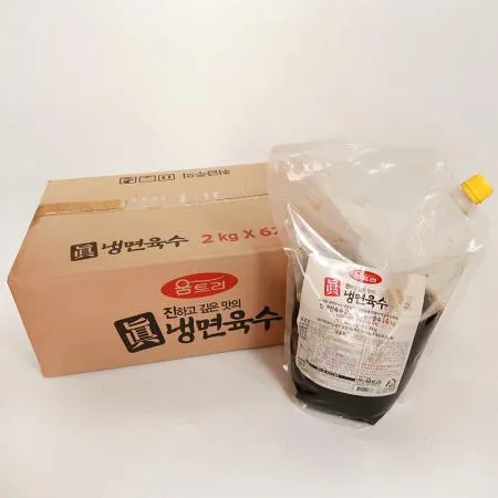 움트리 진 냉면육수 2kg 6개입 1박스