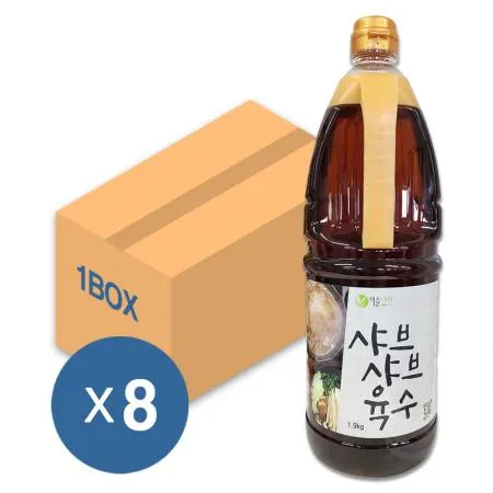이슬나라 샤브샤브 육수 1.9kg 8개입 1박스