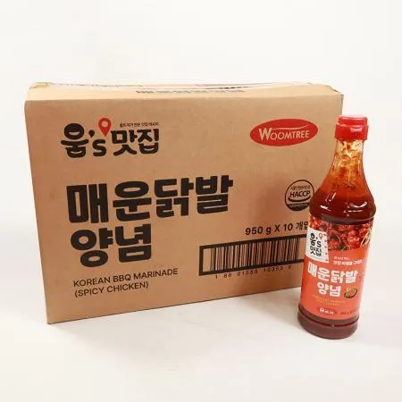 움트리 매운 닭발양념소스 950g 10개입