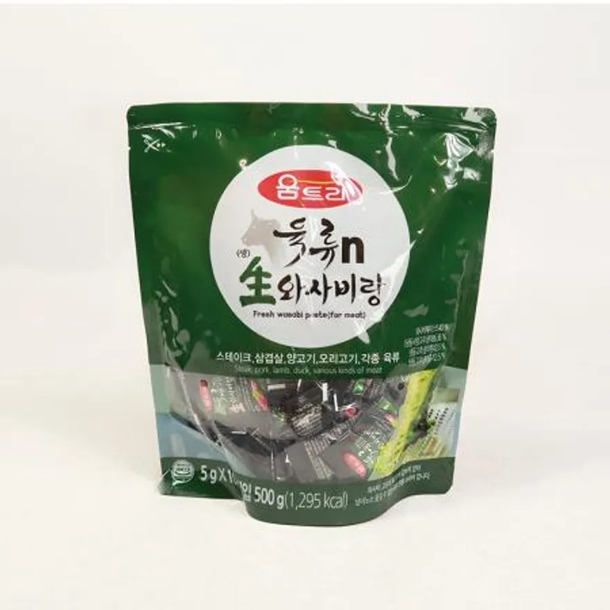 움트리 육류n 생와사비 5g x 100개입 일회용 와사비 이미지