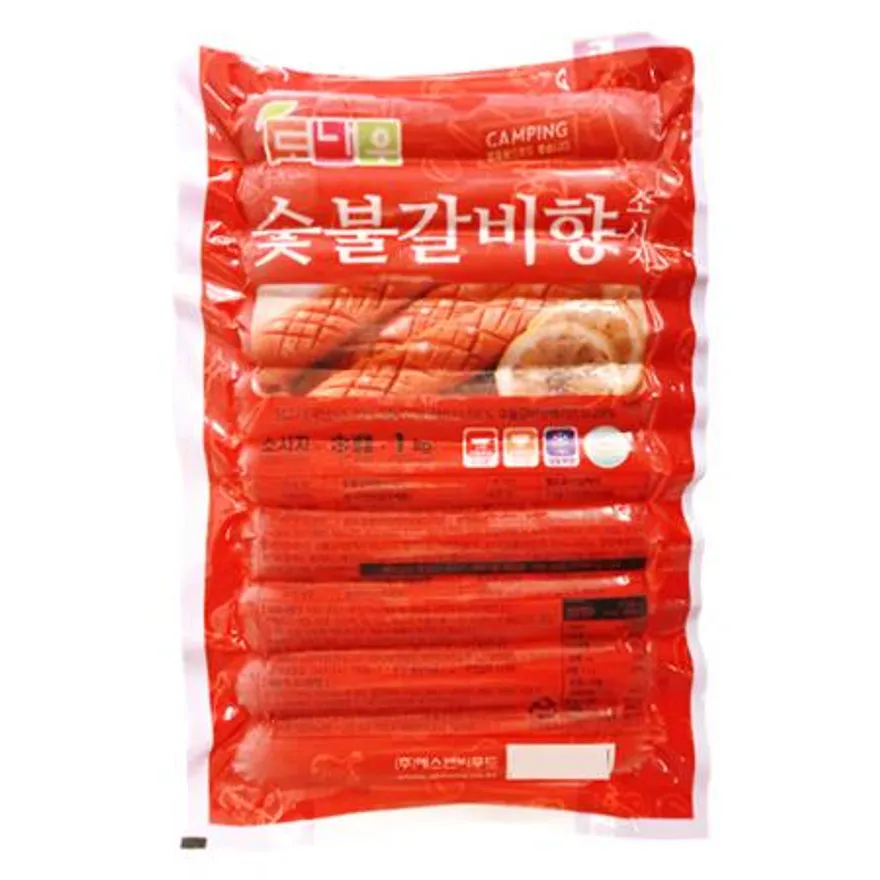 도나우 숯불갈비 소시지 1kg 이미지