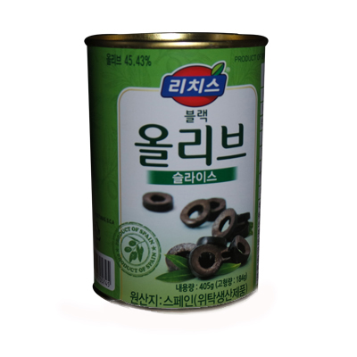블랙올리브(슬라이스/리치스/동서)385g*