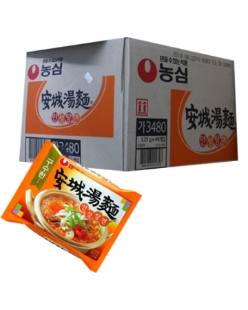 안성탕면(농심/멀티팩/125g*5*8(40입))박스 이미지