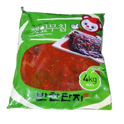 양념깻잎무침(진공 반찬단지)4kg