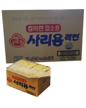 참라면(업소용/덕용/사리용라면/오뚜기)박스