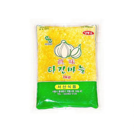 서산 다진마늘(냉동)1kg / 마늘 냉동마늘 냉동다진마늘 간마…