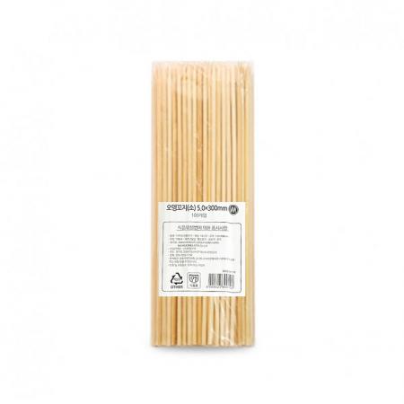 대나무꼬지5mm*30cm(1봉/약 98-100개) / 어묵 오뎅 꽂이