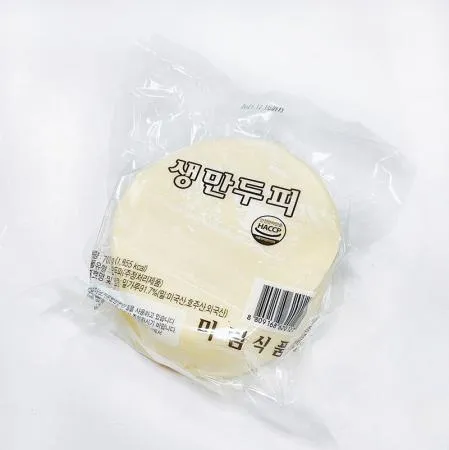 미림 왕만두피(13cm)700g / 얼리지 않은 생만두피 냉장 