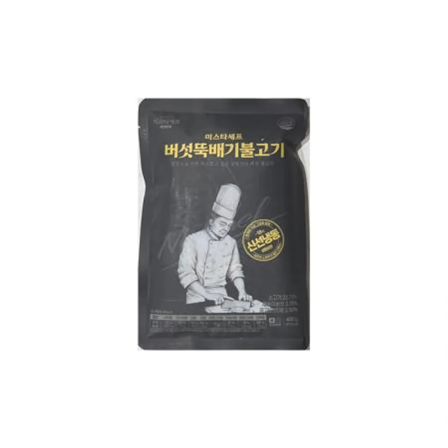 미스타셰프 버섯뚝배기불고기400g / 냉동 즉석 뚝불고기 이미지