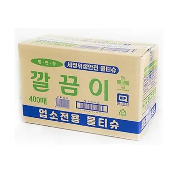 깔끔이 물티슈1BOX(400매) / 평판형 일회용항균물수건