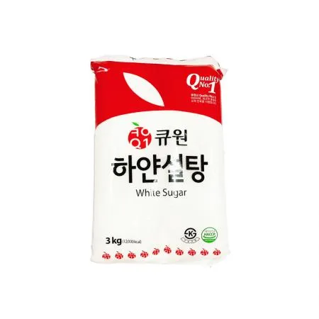 큐원 하얀설탕3kg / 백설탕 흰설탕 정백당 삼양사